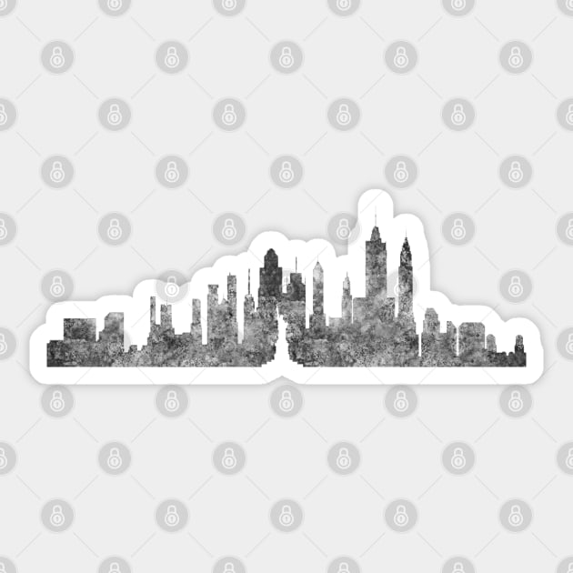 New York City Skyline Sticker by happyantsstudio